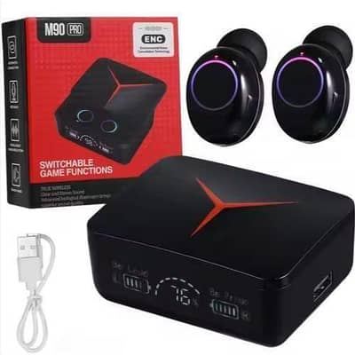 M90 Pro Wireless Bluetooth Earbuds gaming earphones