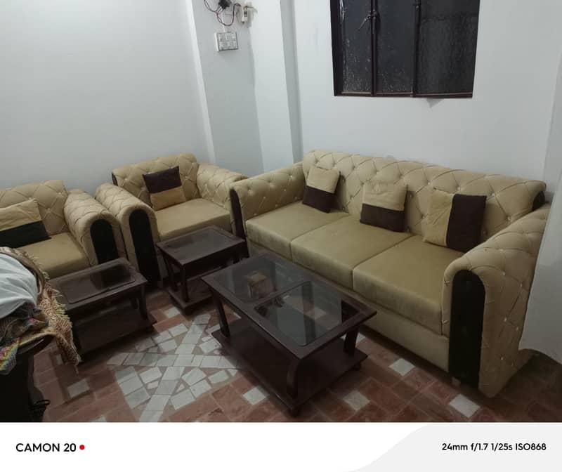 sofa set and tables 0