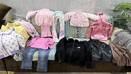 Kids once used clothes