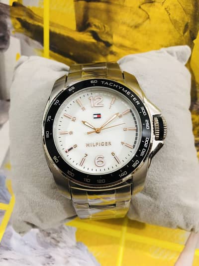 HILFIGER-NEW WATCH-SOLID STEEL MADE-SEIKO CITIZEN CASIO ARMANI FOSSIL