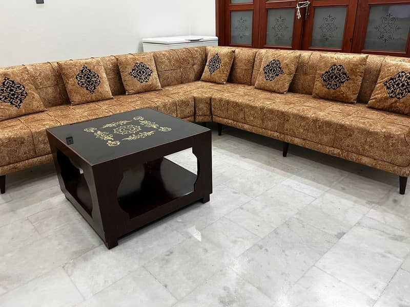 L shape sofa 0