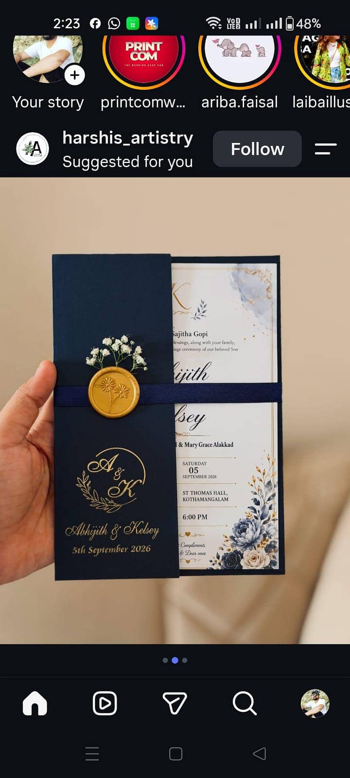 wedding card 0