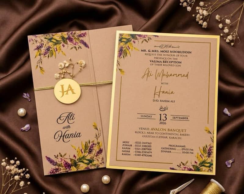 wedding card 1