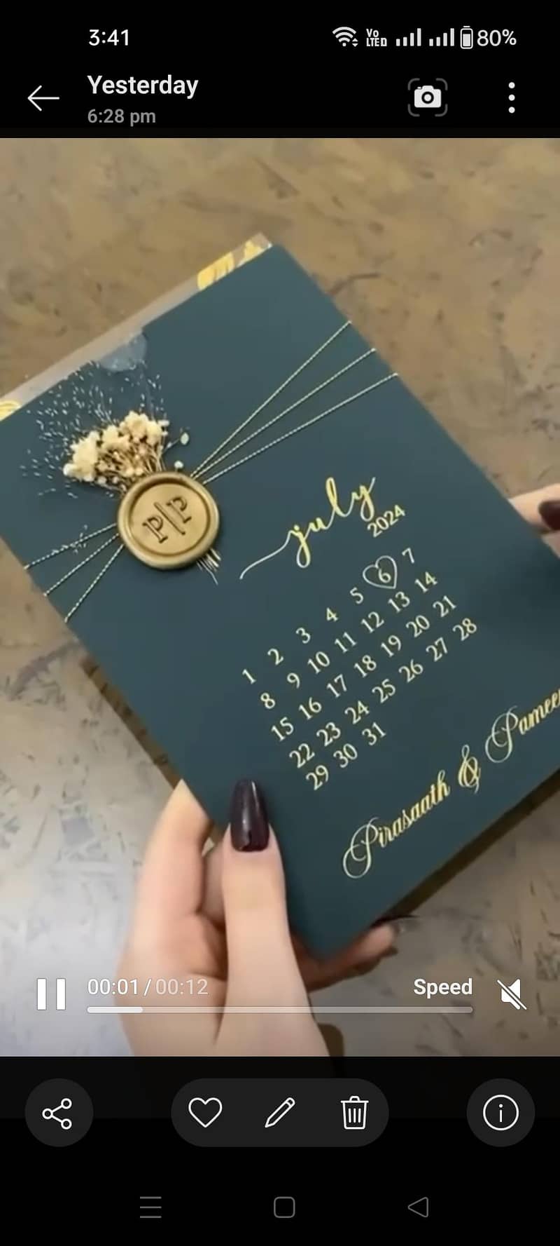 wedding card 3