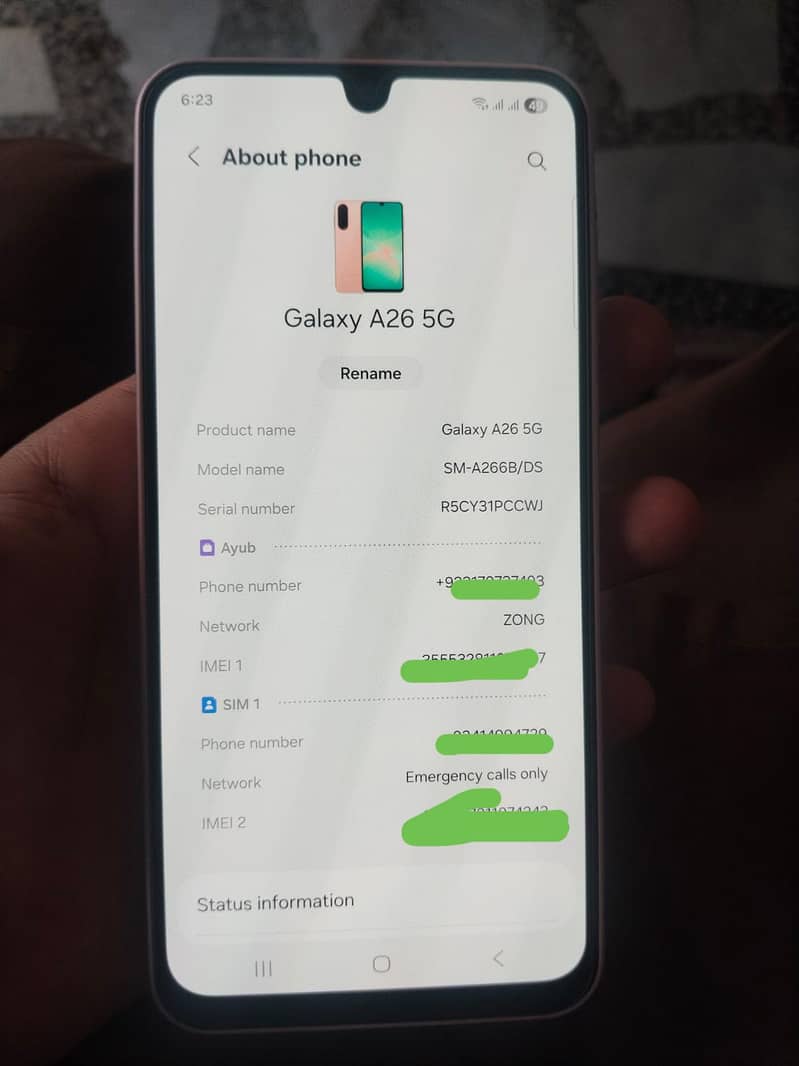 Samsung Mobile A26 4