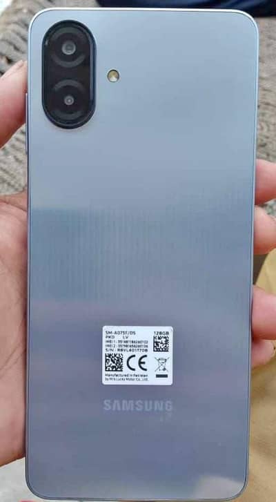 Samsung a07 4gb ram 128gb memory box cable sath 10/10