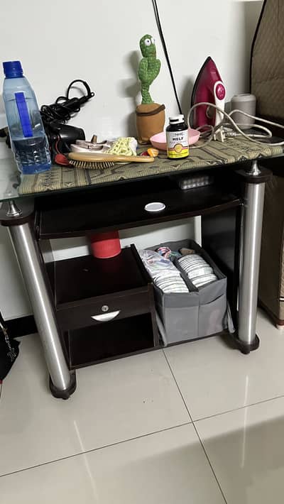 Shoe rack and computer table wooden