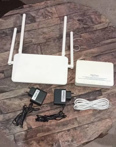 StormFiber Dual Band Fiberhome Wi-Fi Router & ONU Modem Set.