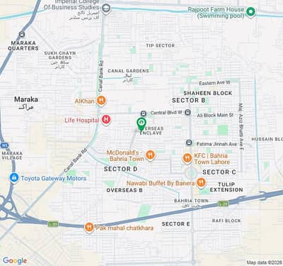 Plot For Sale Overseas Enclave C