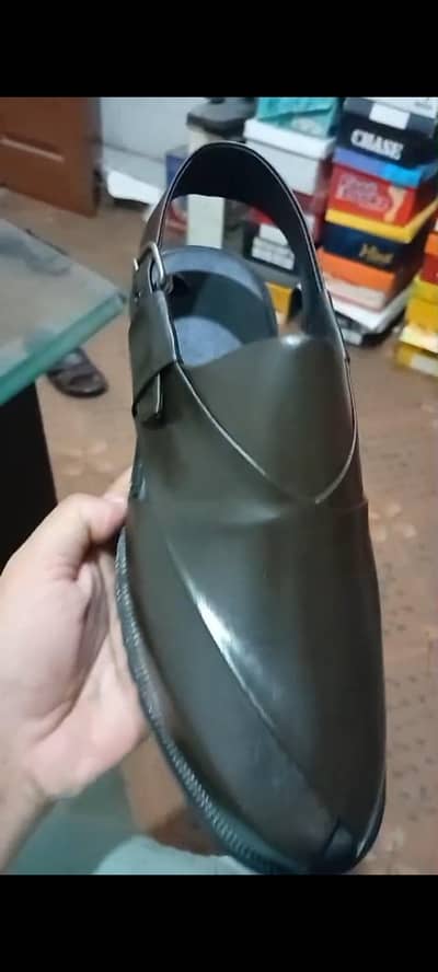 Pure leather shoes 