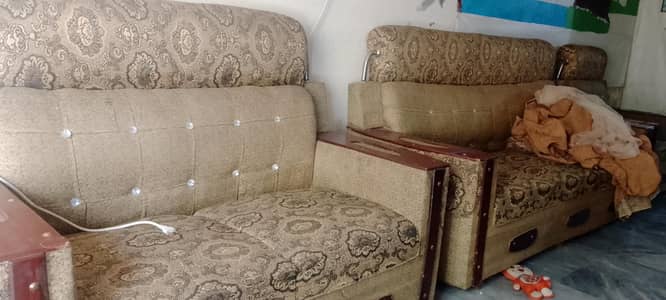 6 Six Seater Sofa Set