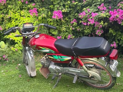 CD 70 2022 full modified and total genuine red colour