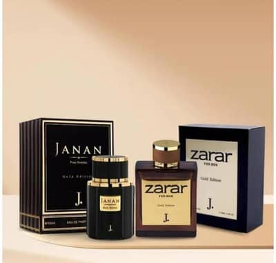 Alcohol free men & women purfume set black gold  100ml