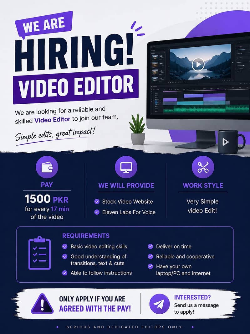 Looking For A Video Editor! 0