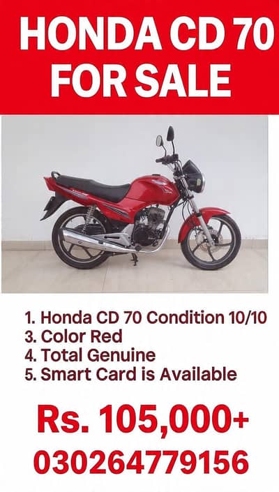 Honda CD 70 for Sale