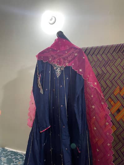 Blue long frock