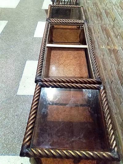 3 set wood tables