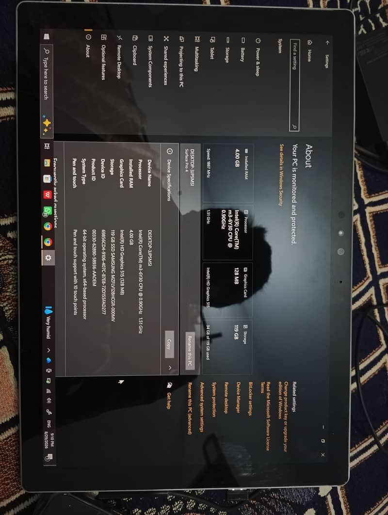 Windows surface pro 4 4