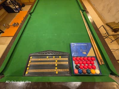 snooker table 5×10 5by 10 brand new 1 month used
