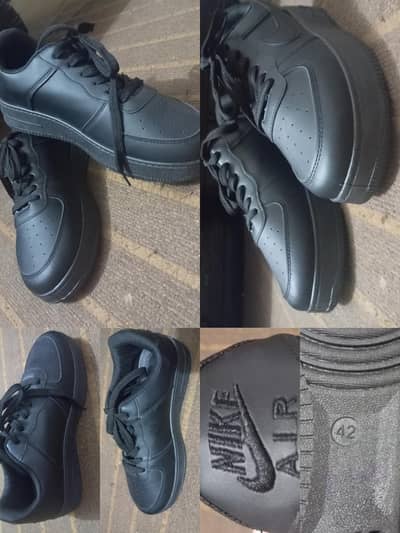 Brand New Triple Black Nike Air Sneakers, Unworn!