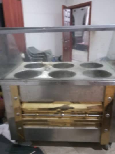 Commercial 6-Hole Gas Steamer Counter for Sale