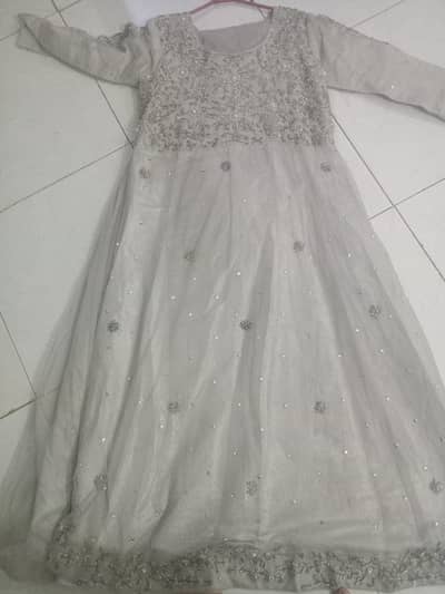 hand work dress