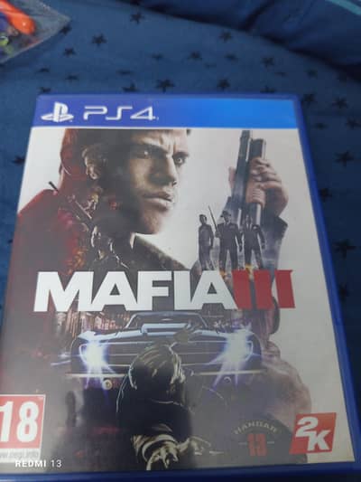 Mafia 3 PS4 cd used but likely new