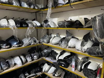 all Cars side mirrors, Retractable mirrors, car lights , car bumpers