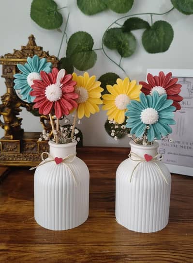 jewelry box, vase and tray