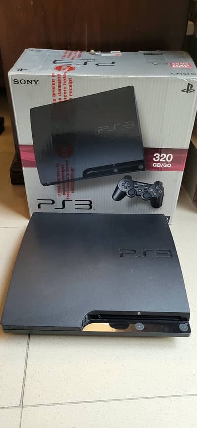 ps3 slim (jailbroken) 320 GB loaded with pre-install games