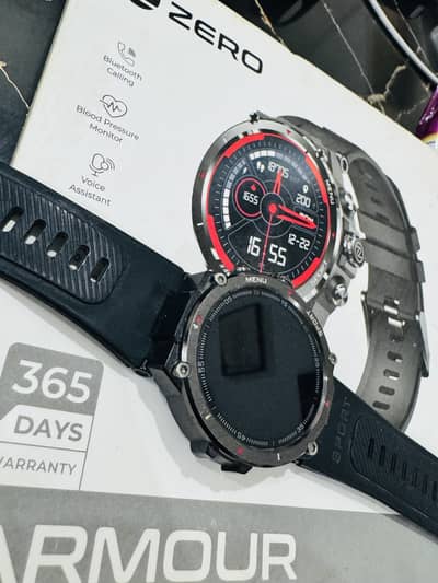 ZERO Armour Smart Watch With Box | Like New | Bluetooth Calling