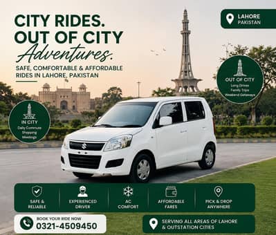 Out of city rides with driver