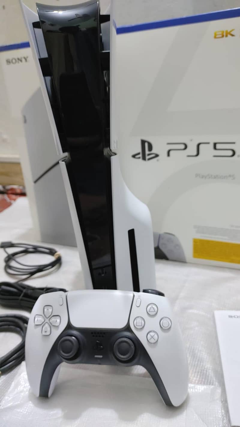 Ps5 Slim Game Disk Edition 2 Controller 1tb 0