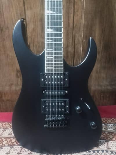 Ibanez Styled Hivolts  Electric Guitar – Black RG Style, w Amp