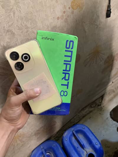 Infinix smart 8 offical pta 64 gb 100/ok