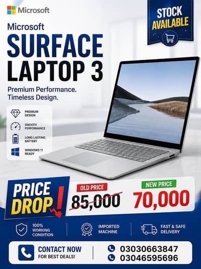 Microsoft surface laptop 3