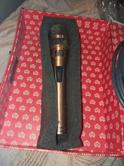 Audionic PWM-100 Metal gold body with original wire 5 meter mic