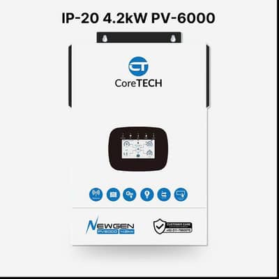 core tech 4.2 KVA solar inverter 6000 pv Dilvery on 5 year warranty