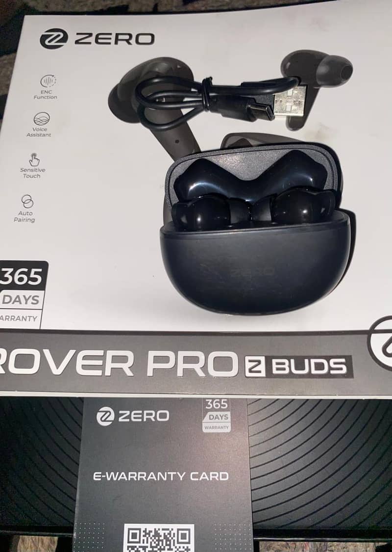 Zero Rover Pro Wireless Earbuds (Complete Box) 0
