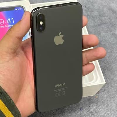 Apple iPhone X PTA approved with box my WhatsApp 0337//3958//976