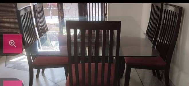 6 seater dining table