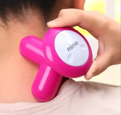 Mini Body Massager Pink Portable for Stress Relief
