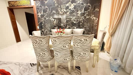 8 chairs beautiful brand new dining for sale