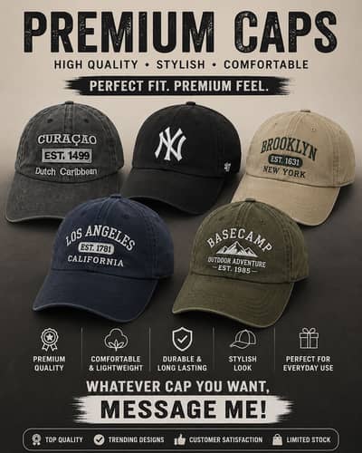 Every Type of Cap Do You Want Message Me