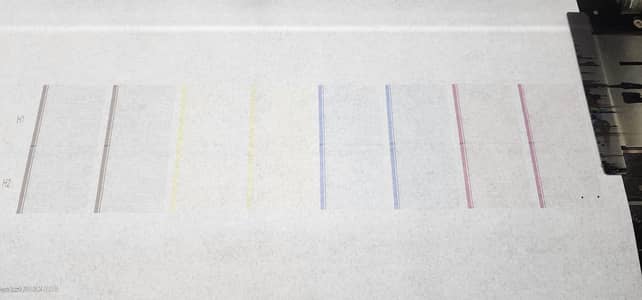 Epson I3200 100 % Nozzle Test Excibition Used Head Available