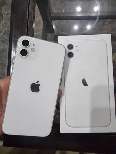 Apple iPhone 11 white PTA approved  128GB