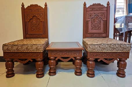 Wooden Chair Set