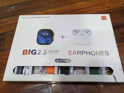 i20 Ultra Watch Max Suit + Earbuds,