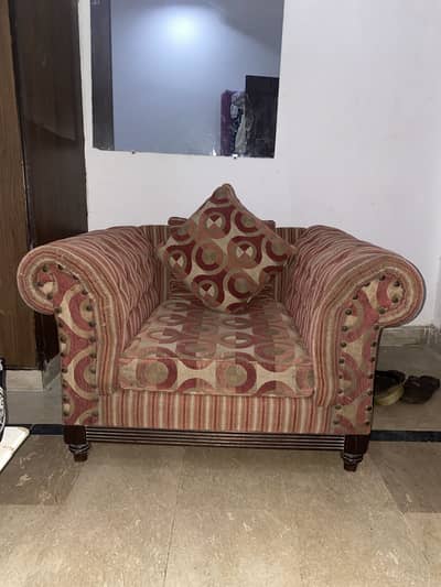 One seater two peace sofa set