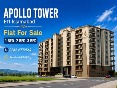 E11/4 APOLLO TOWER 3 Bed Room Open Margalla Facing